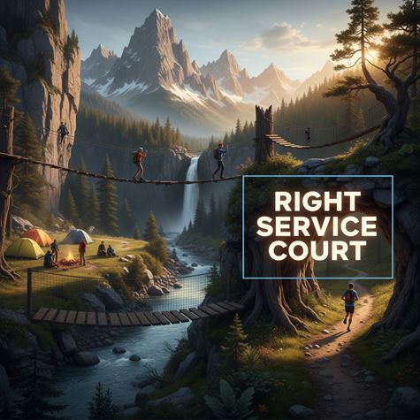 Ô giao bóng phải (Right Service Court) là gì?