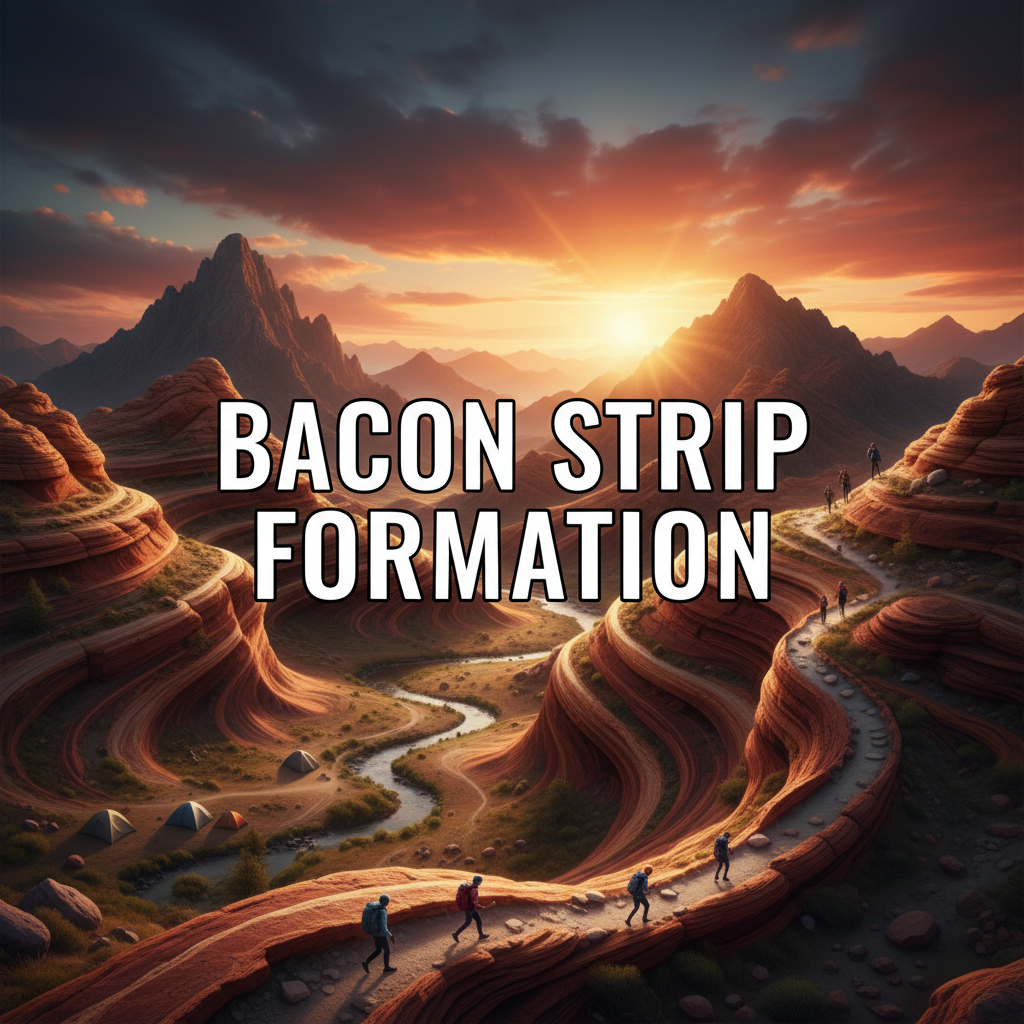 Đá hình thịt xông khói (Bacon Strip Formation) là gì?