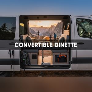 Bàn ăn gấp thành giường (Convertible Dinette) là gì?