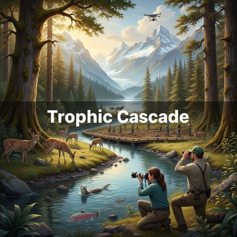 Hiệu ứng bậc dinh dưỡng (Trophic Cascade) là gì?