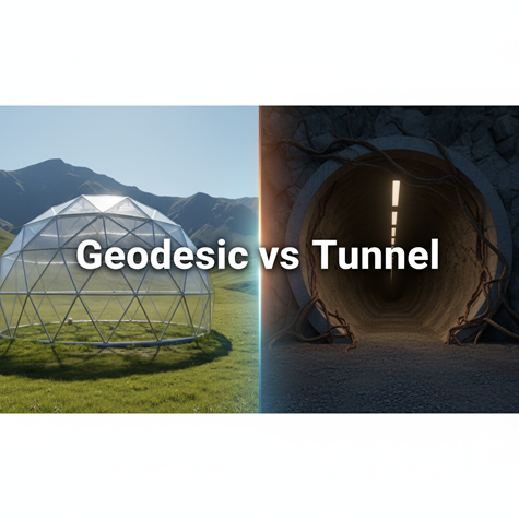 Kết cấu geodesic là gì?