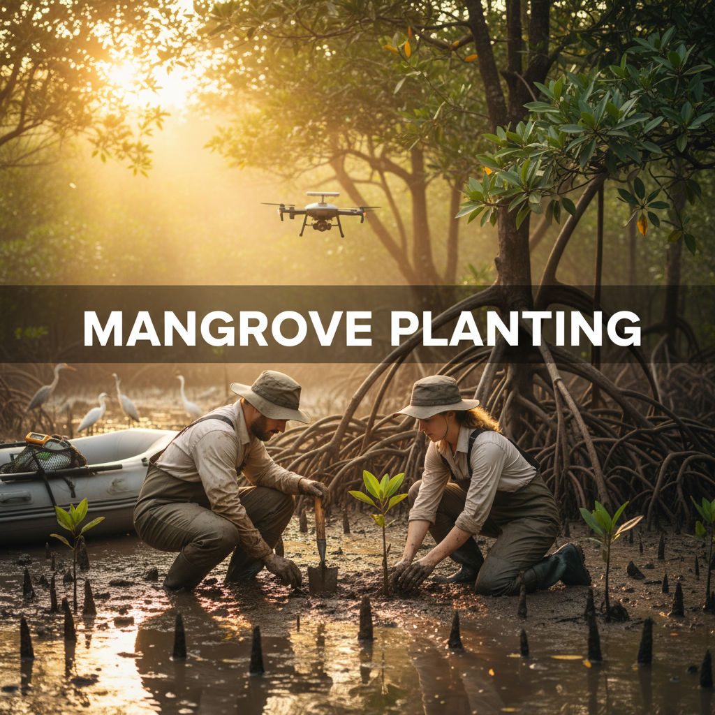 Trồng rừng ngập mặn (Mangrove Planting) là gì?