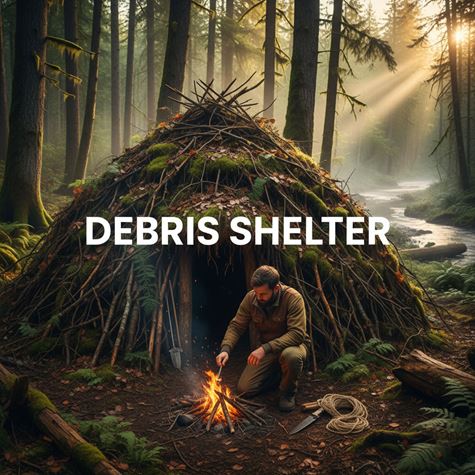 Lều từ vật liệu tự nhiên (Debris Shelter) là gì?