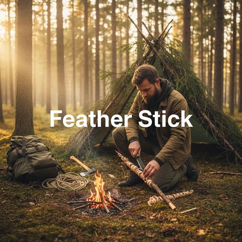 Que gỗ xù lông (Feather Stick) là gì?