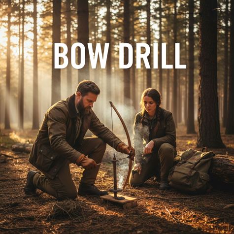 Mồi lửa cung xoay (Bow Drill) là gì?