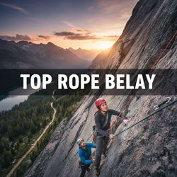 Belay top-rope (Top Rope Belay) là gì?