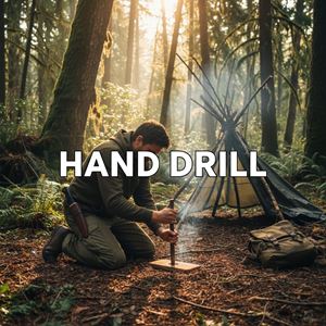 Mồi lửa bằng tay xoay (Hand Drill) là gì?