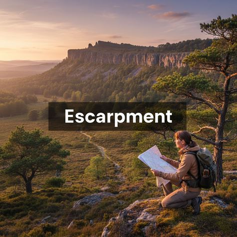Vách đá dốc (Escarpment) là gì?