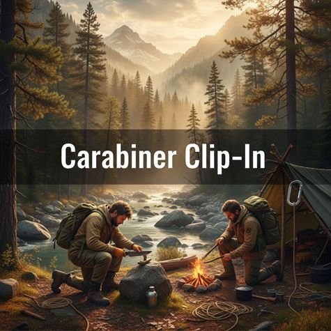 Kẹp carabiner (Carabiner Clip-In) là gì?