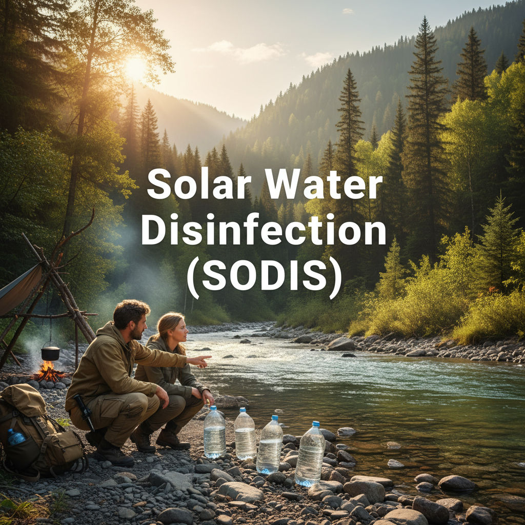 Khử trùng bằng ánh nắng (Solar Water Disinfection (SODIS)) là gì?