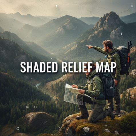 Bản đồ bóng đổ (Shaded Relief Map) là gì?