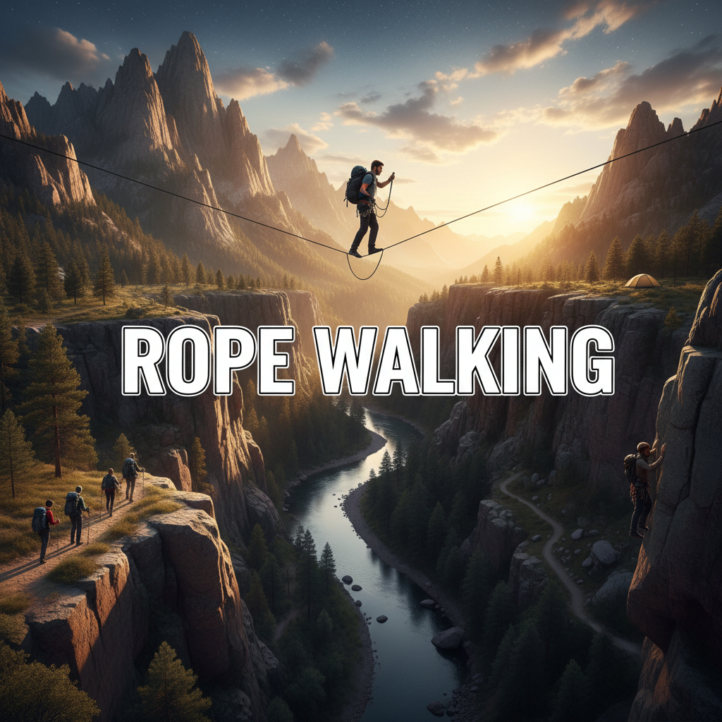 Leo dây kiểu đi bộ (Rope Walking) là gì?
