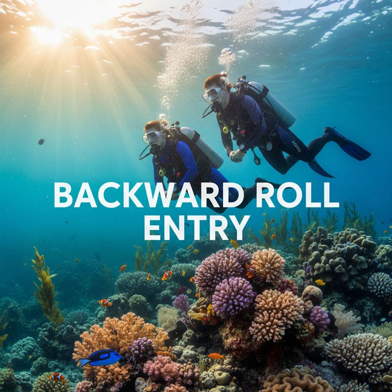 Backard Roll Lật ngửa xuống nước (Backward Roll Entry) là gì?