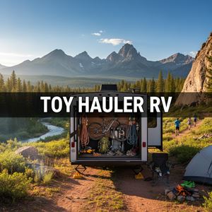 Nhà kéo chở đồ chơi (xe máy, ATV) (Toy Hauler RV) là gì?