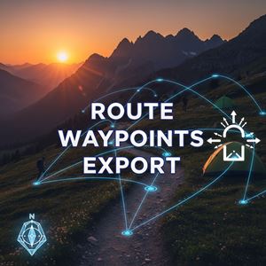 Xuất waypoint tuyến đường (Route Waypoints Export) là gì?