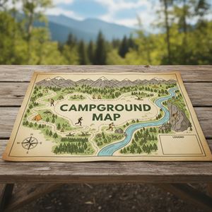 Bản đồ khu cắm trại (Campground Map) là gì?
