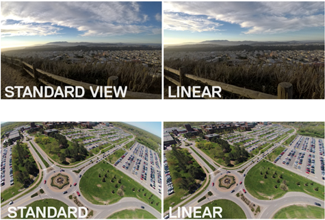Giải thích chế độ Góc nhìn thẳng - Linear FOV trên GoPro HERO5