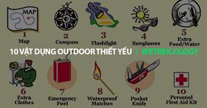 [WeTrekology] 10 Vật Dụng Outdoor Thiết Yếu - The Ten Essentials 