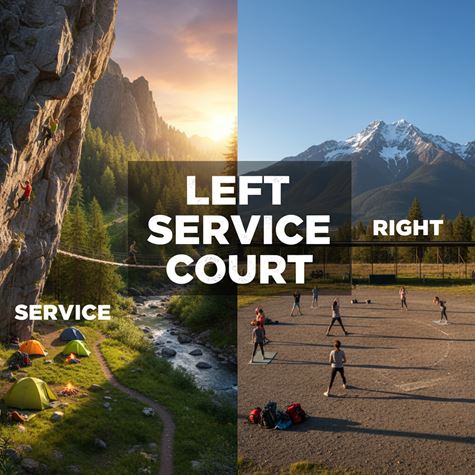 Ô giao bóng trái (Left Service Court) là gì?