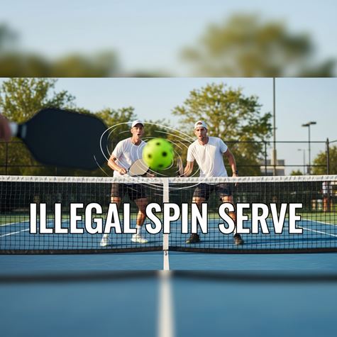Giao bóng xoáy sai luật (Illegal Spin Serve) là gì?
