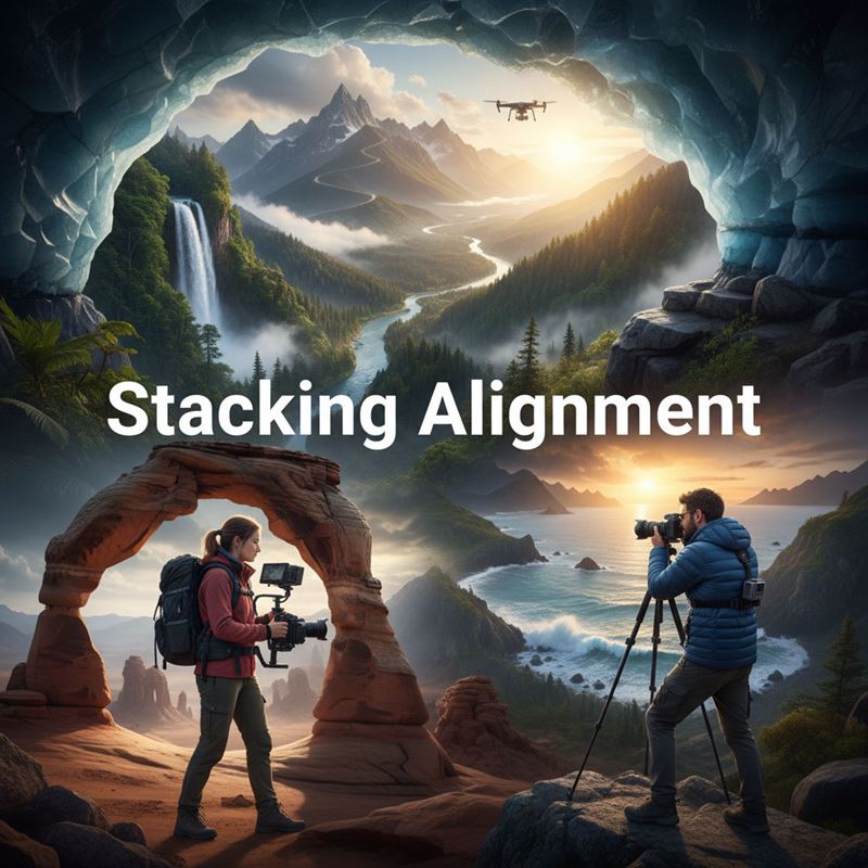 Stacking Alignment Căn canh khi chồng ảnh (Stacking Alignment) là gì?