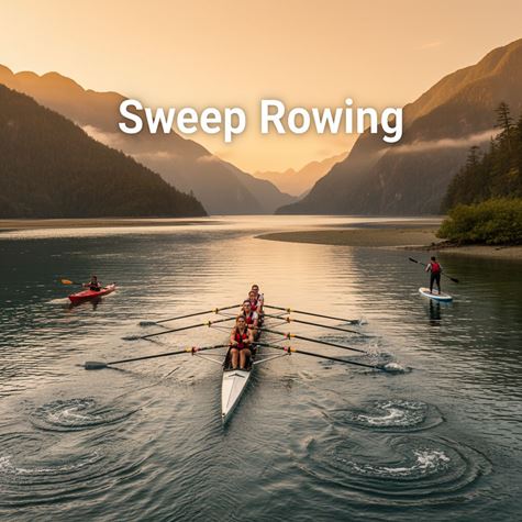 Chèo sweep (mỗi người 1 mái chèo) (Sweep Rowing) là gì?