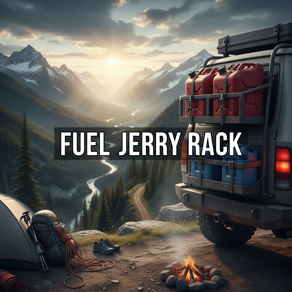 Giá gắn can xăng (Fuel Jerry Rack) là gì?