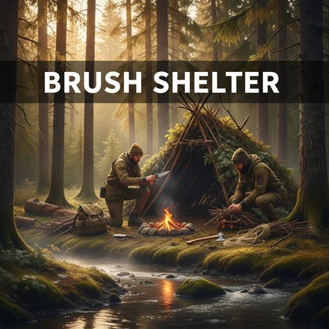Lều lá cành (Brush Shelter) là gì?