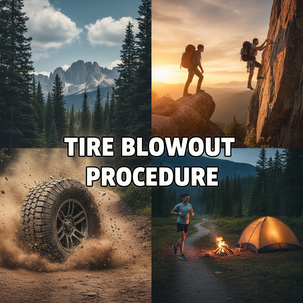 Quy trình xử lý nổ lốp (Tire Blowout Procedure) là gì?