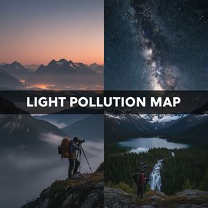 Bản đồ ô nhiễm ánh sáng (Light Pollution Map) là gì?