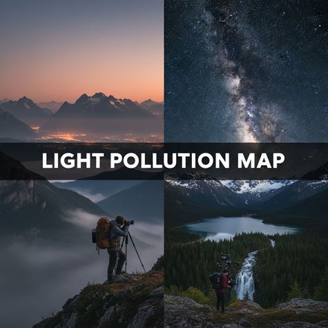 Bản đồ ô nhiễm ánh sáng (Light Pollution Map) là gì?