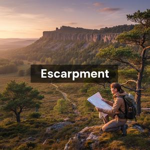 Vách đá dốc (Escarpment) là gì?