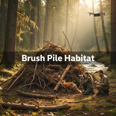 Tạo đống gỗ cho động vật (Brush Pile Habitat) là gì?