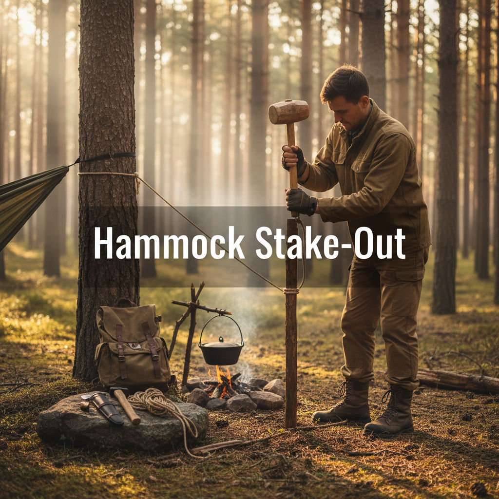 Cố định góc (Hammock Stake-Out) là gì?
