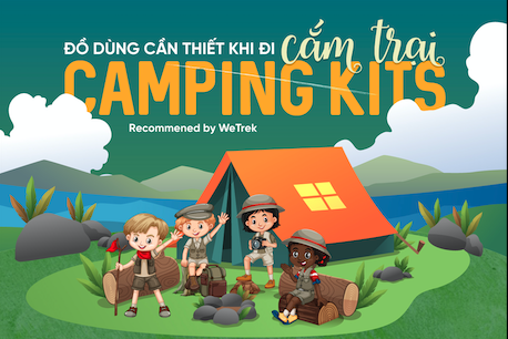 [Infographic] Camping Kit gợi ý bộ đồ cắm trại đầy đủ nhất