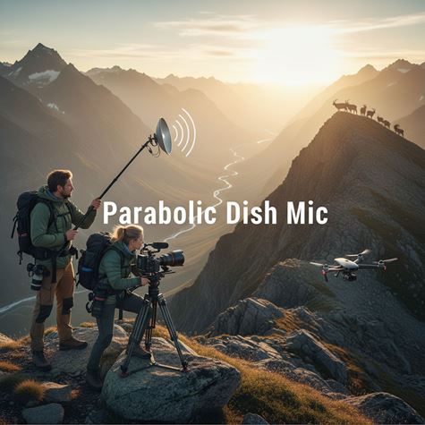 Mic chảo thu xa (Parabolic Dish Mic) là gì?