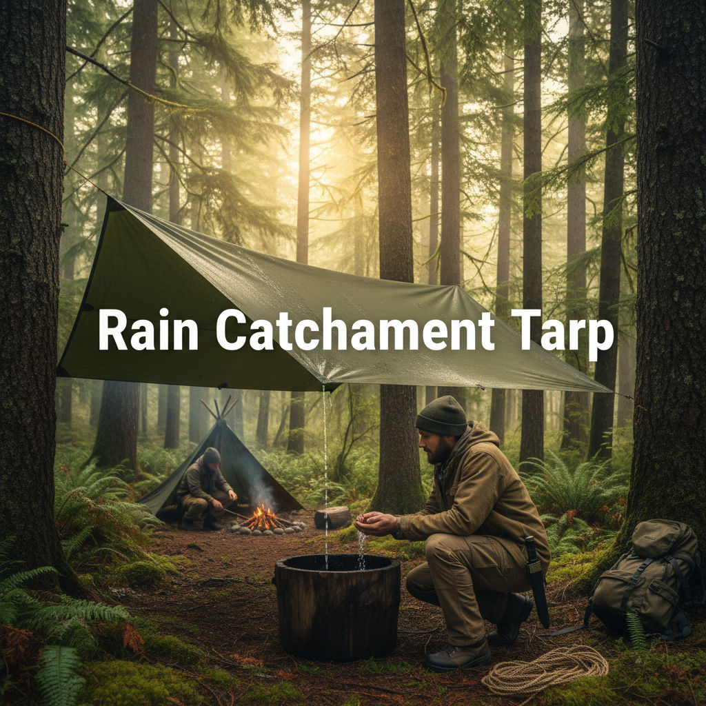 Thu nước mưa bằng bạt (Rain Catchment Tarp) là gì?