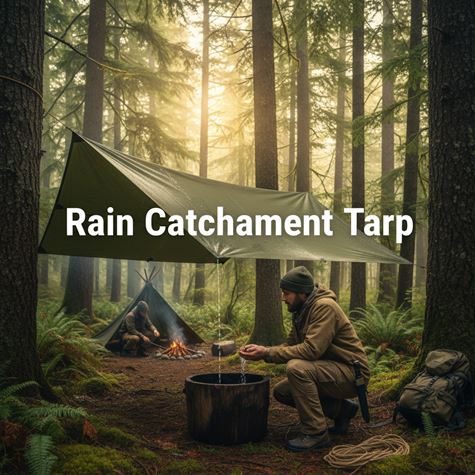 Thu nước mưa bằng bạt (Rain Catchment Tarp) là gì?