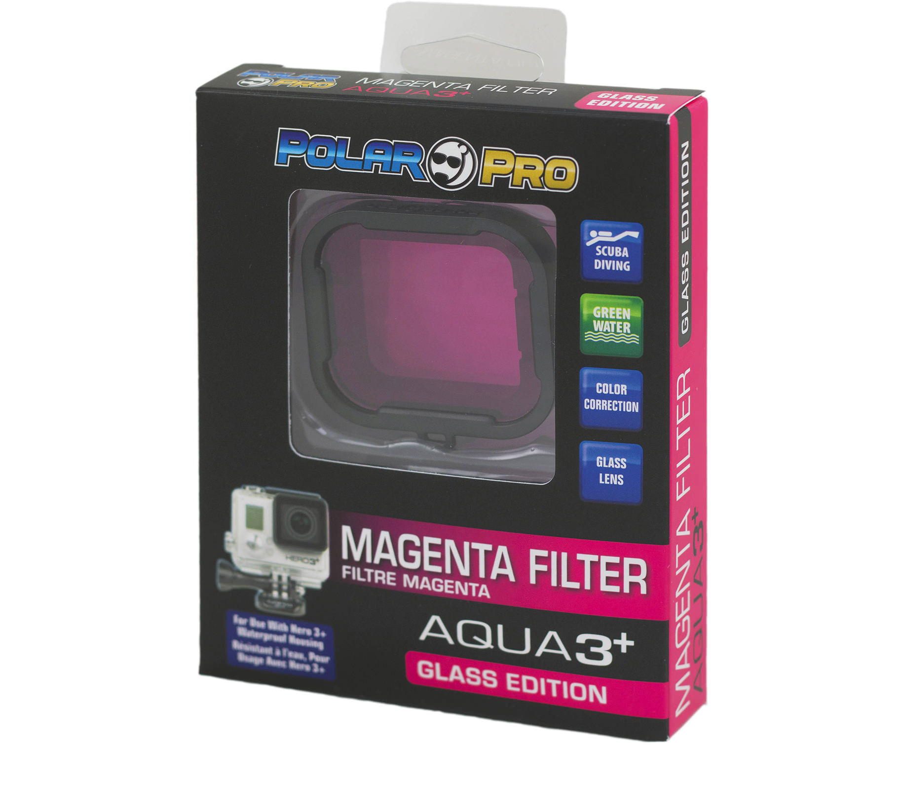 Kính lọc máy quay GoPro HERO4 PolarPro Aqua Magenta Filter Standard Housing P1002 - 7186