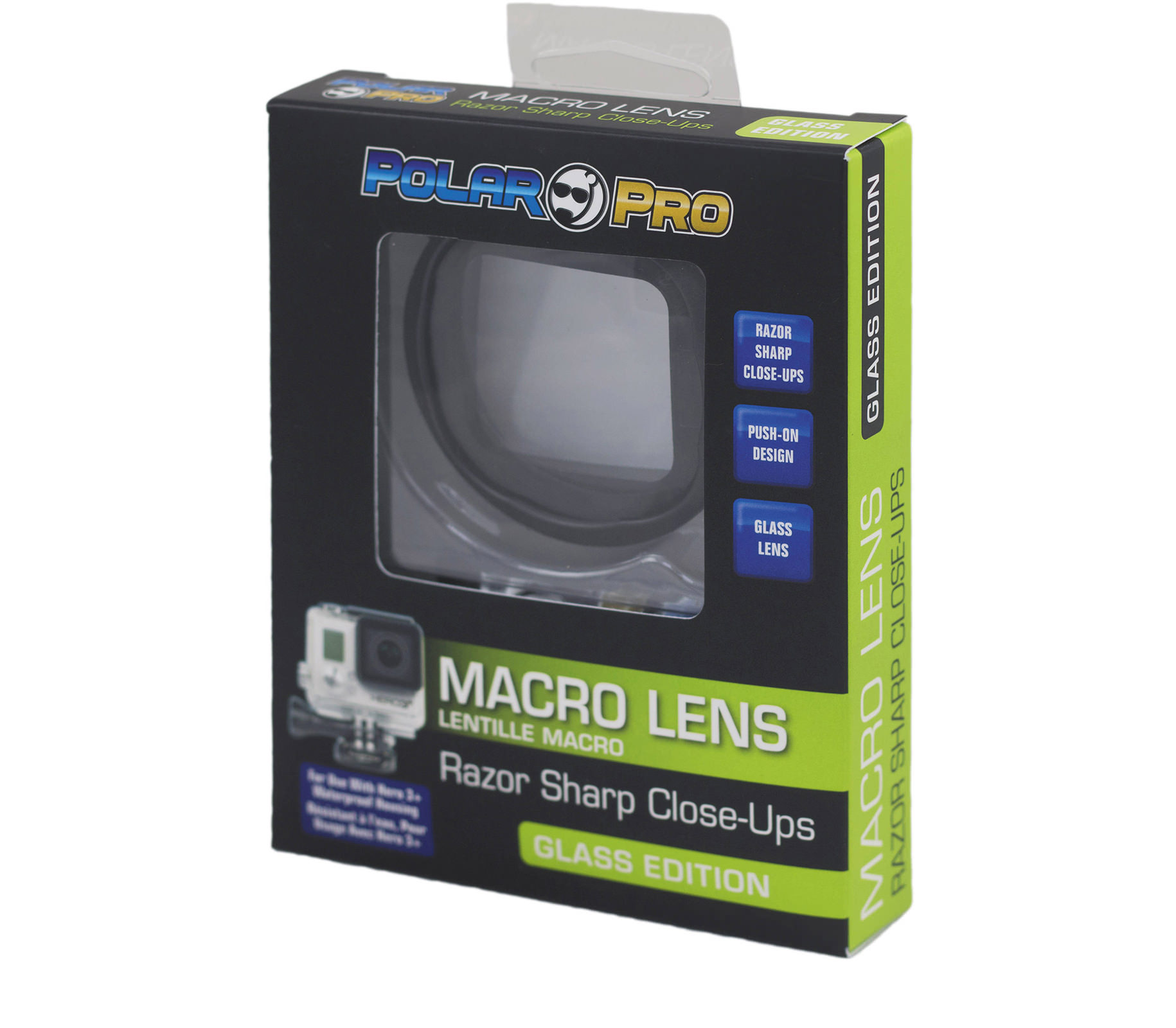 Ống kính macro máy quay GoPro PolarPro Macro Lens Standard Housing P1007 – 7191