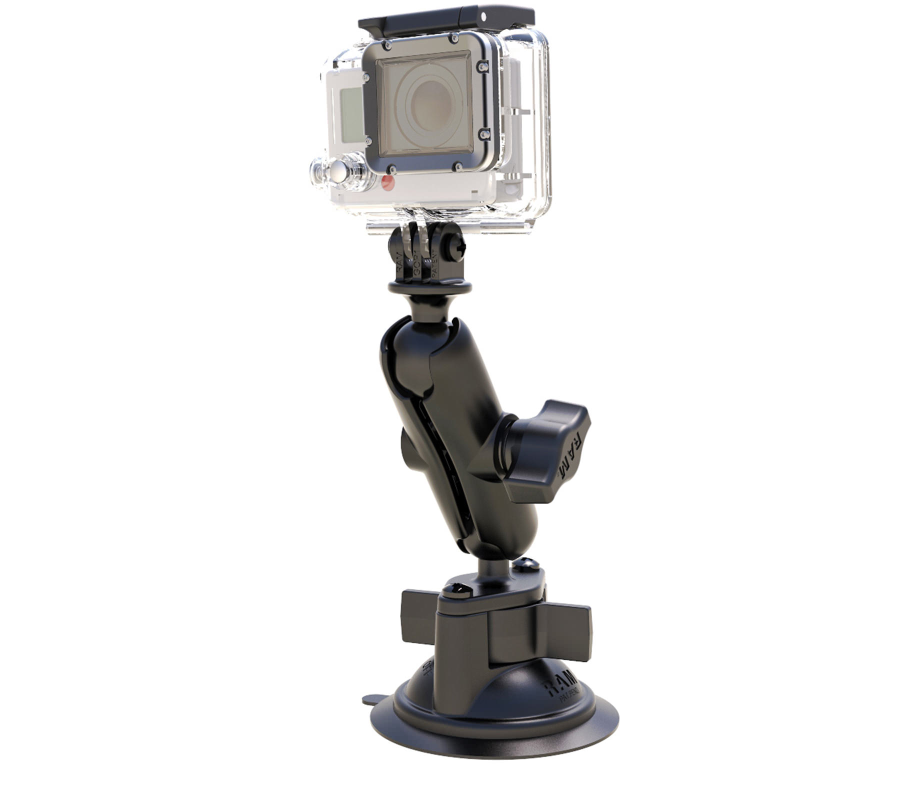 Đế hút chân không máy quay GoPro RAM Twist Lock Suction Cup Mount RAM-B-166-GOP1 - 7195