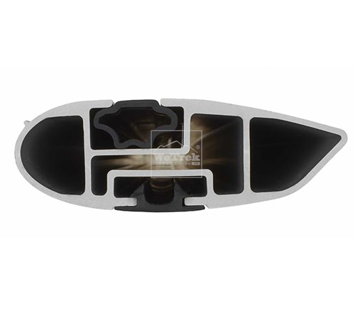 Thanh giá nóc ô tô YAKIMA JetStream 50 Silver - 7230