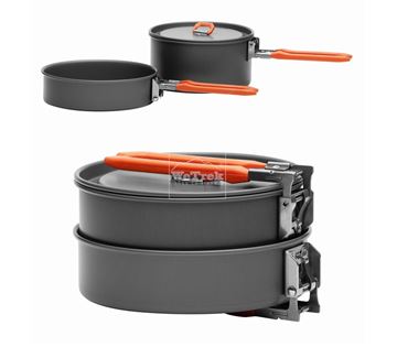 Bộ nồi nhôm dã ngoại cho 1-2 người Fire-Maple Aluminum Cookware Feast 1 - 7331