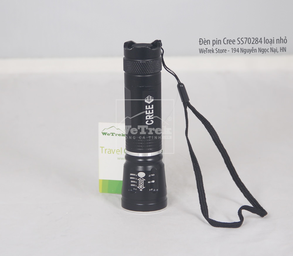 Đèn pin Cree SS70284 loại nhỏ (kèm pin sạc)