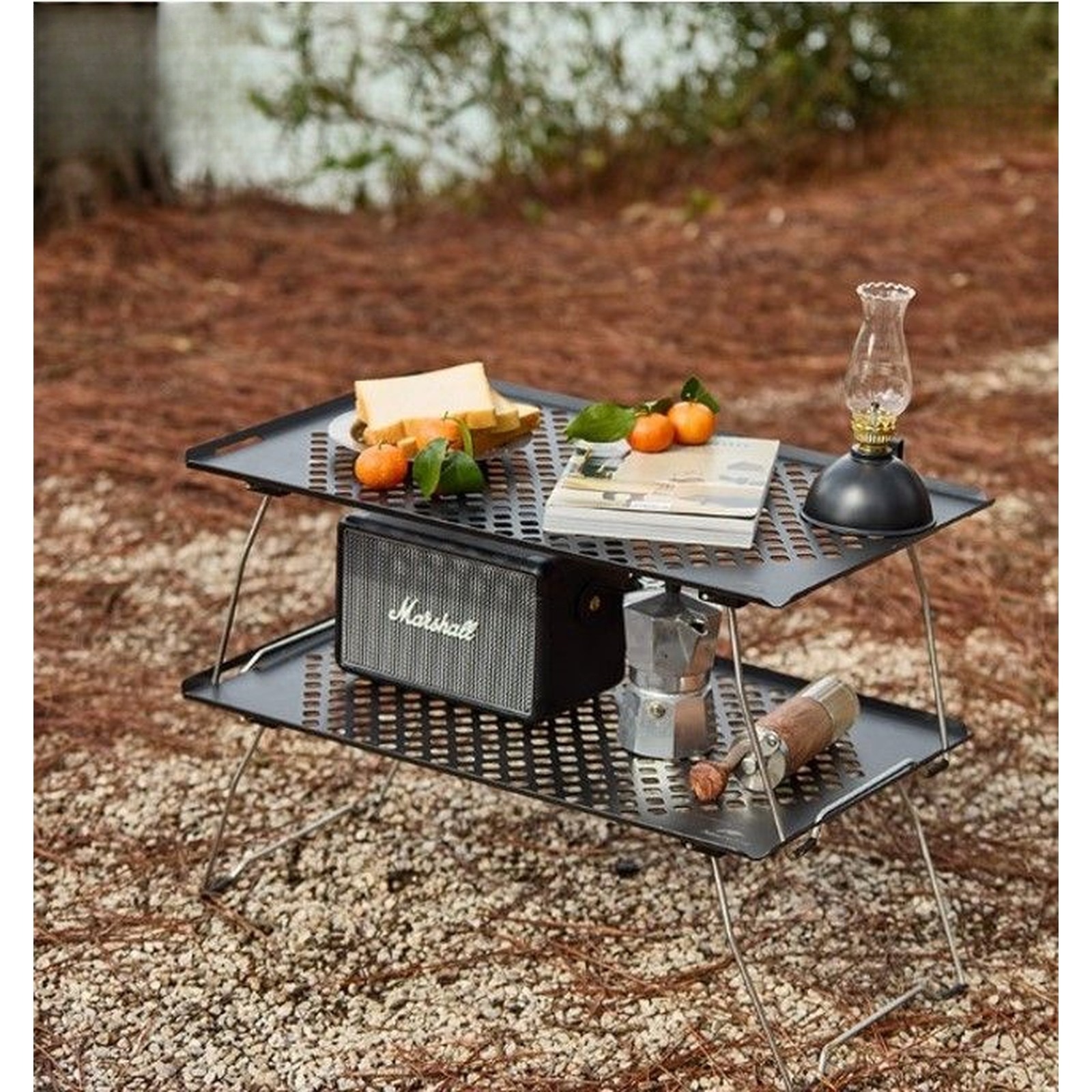 Kệ inox gấp gọn Naturehike Folding Stainless Steel Rack CNH22JU003