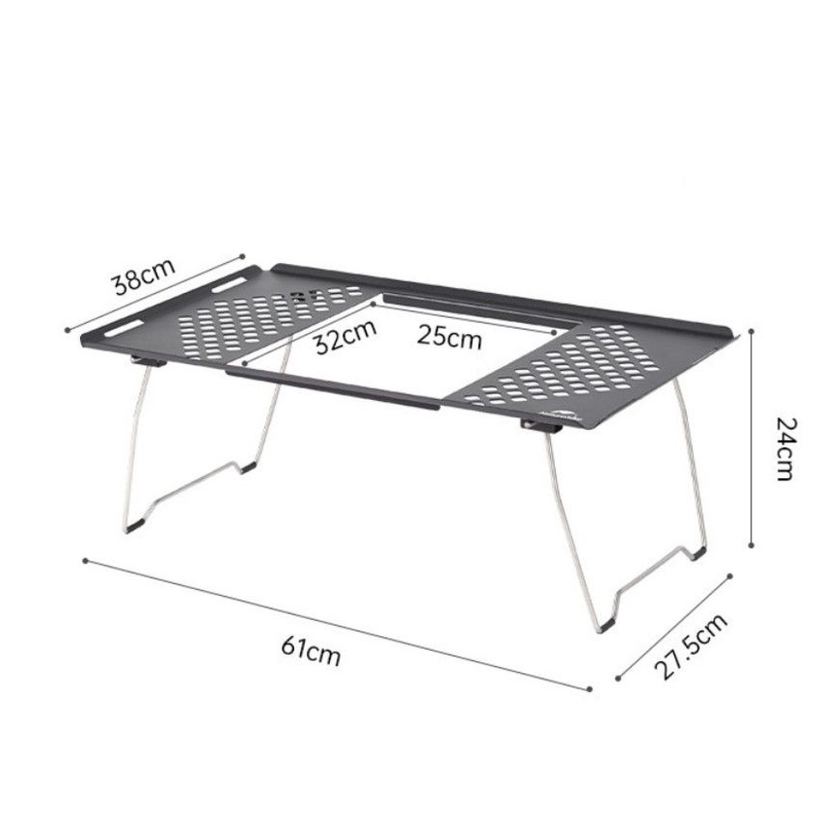 Kệ inox gấp gọn Naturehike Folding Stainless Steel Rack CNH22JU003
