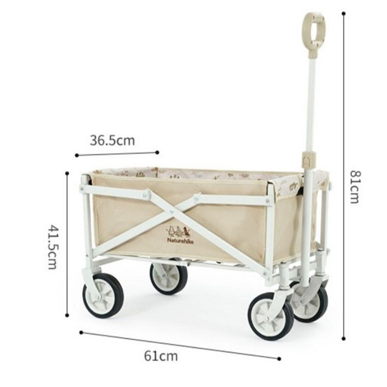 Xe kéo mini gấp gọn Naturehike Folding Mini Wagon CNH22JU012