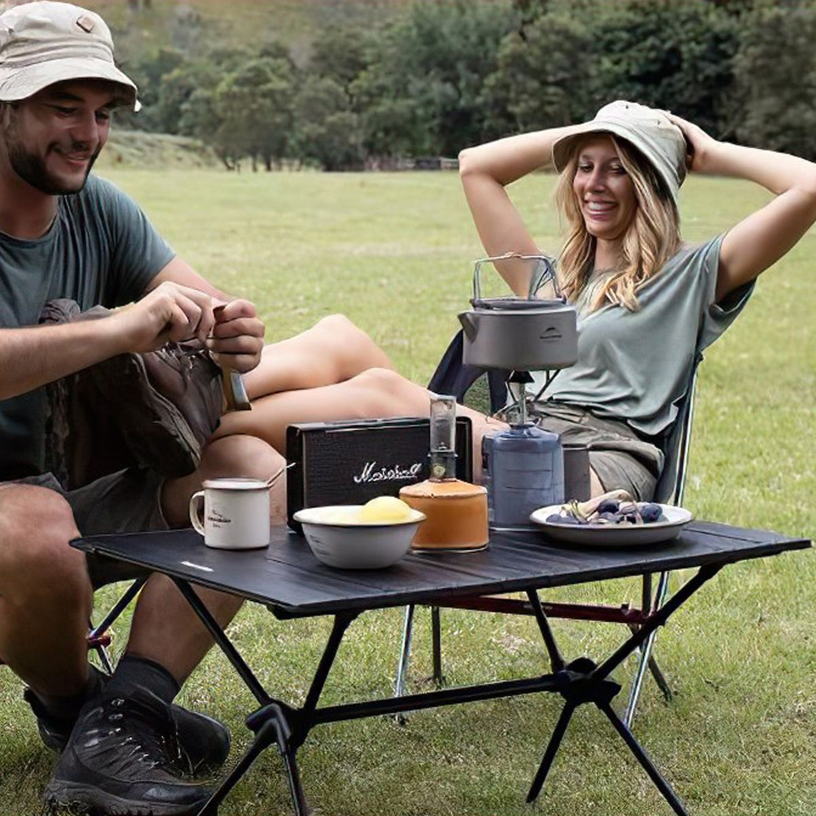 Bàn nhôm gấp gọn Naturehike Adjustable Aluminum Table FT11 CNH22JU037