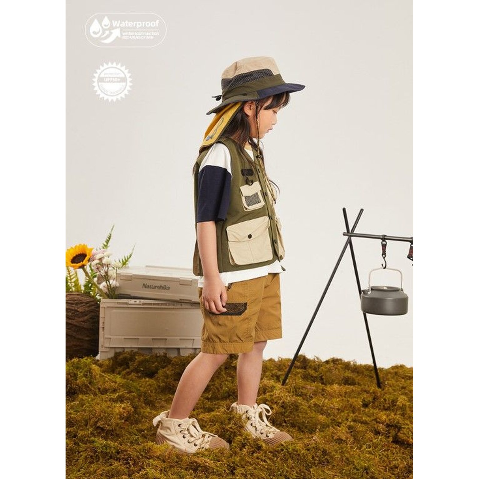 Mũ che nắng trẻ em Naturehike Kids Sun Hat CNH23MZ011