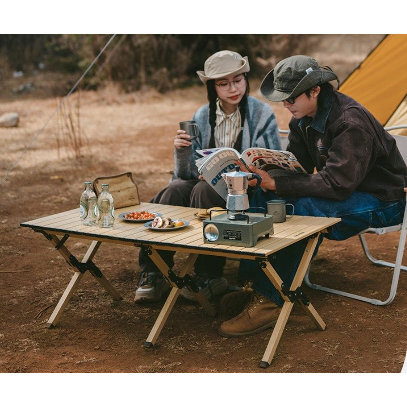 Bàn nhôm mặt cuộn siêu nhẹ Naturehike Roll-Top Aluminum Table CNK2300JU010